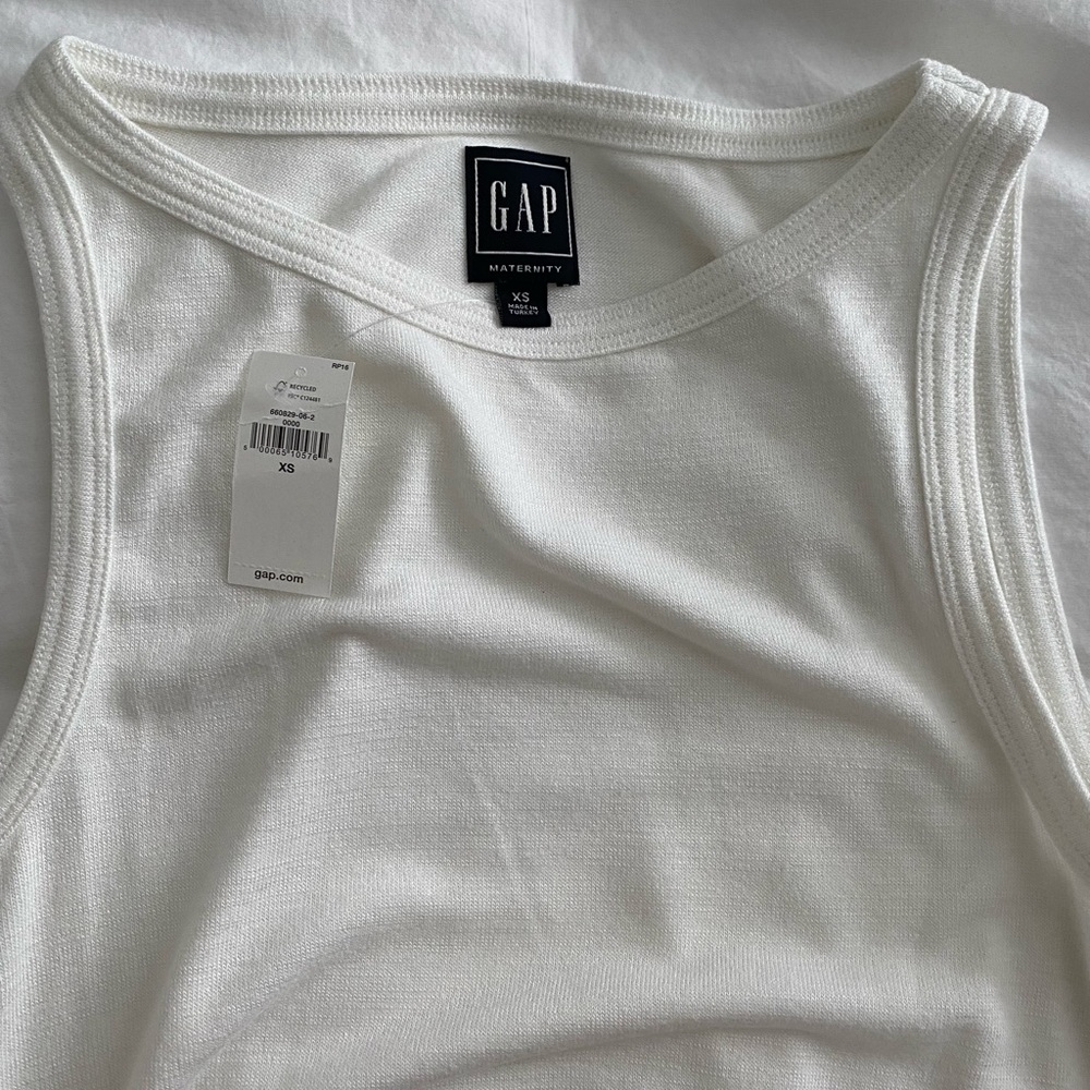 Gap Maternity Tank XS Off White
